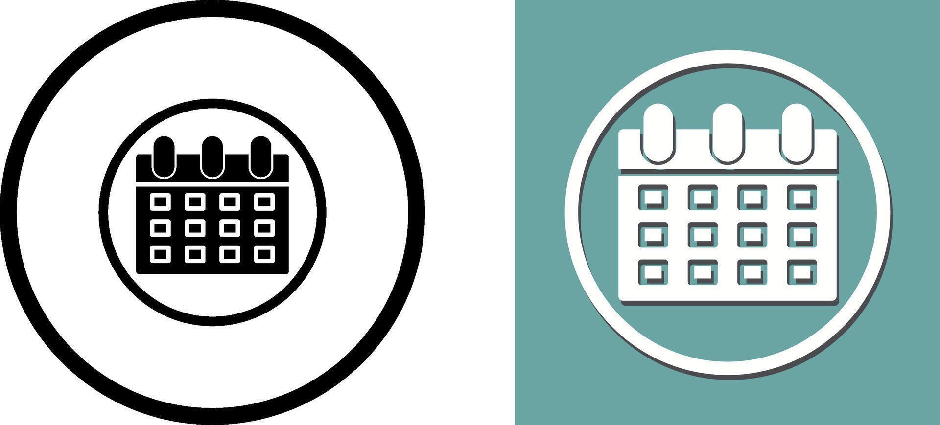 Calendar Icon Design vector
