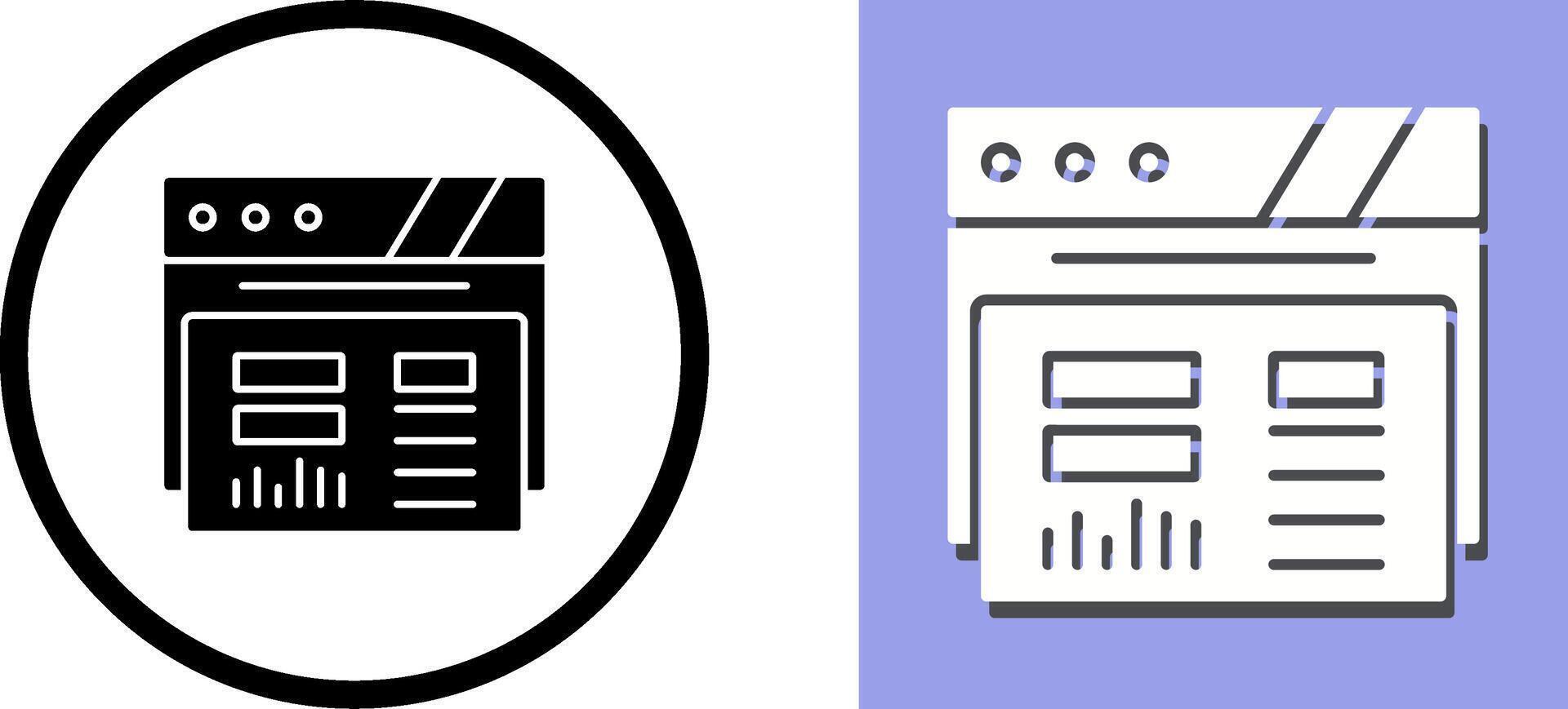 Dashboard Icon Design vector