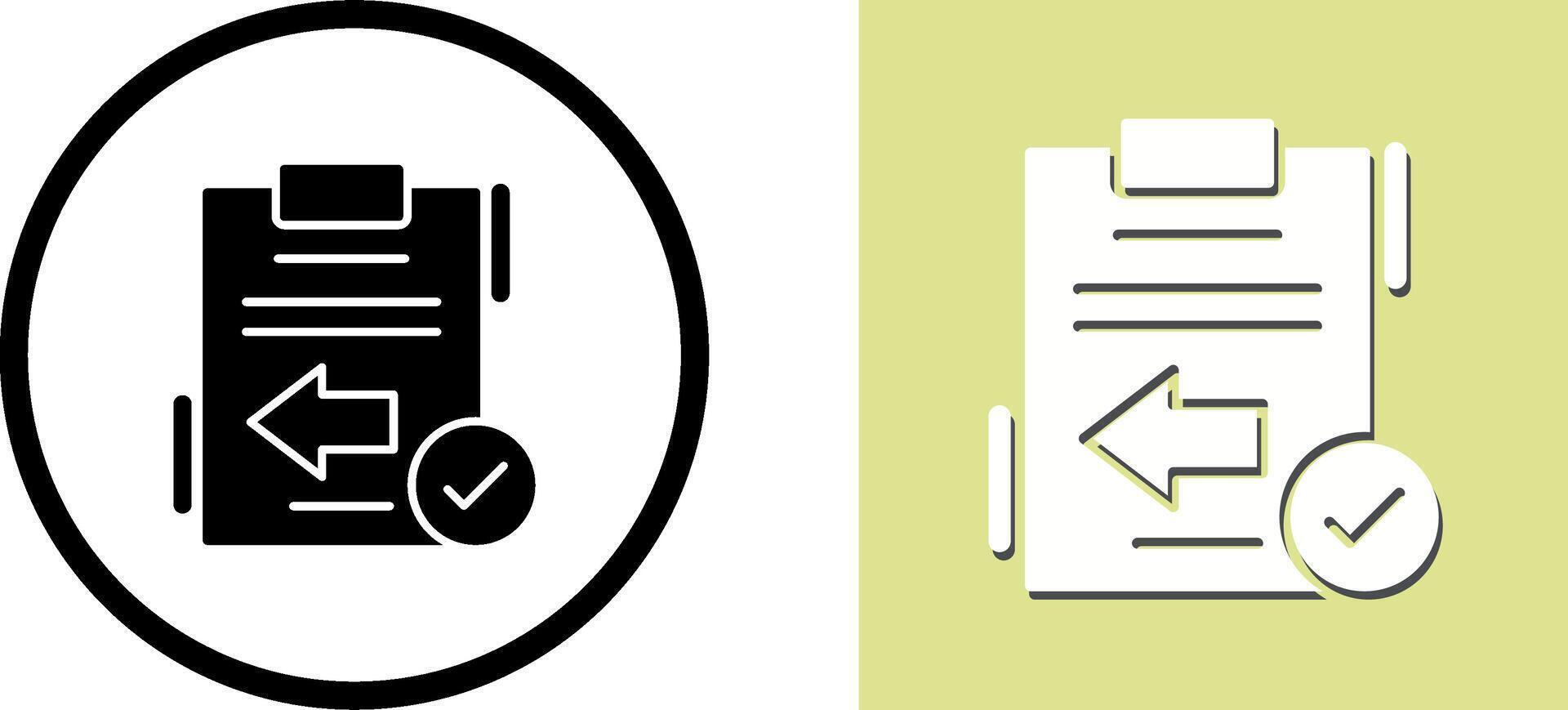 Return Icon Design vector