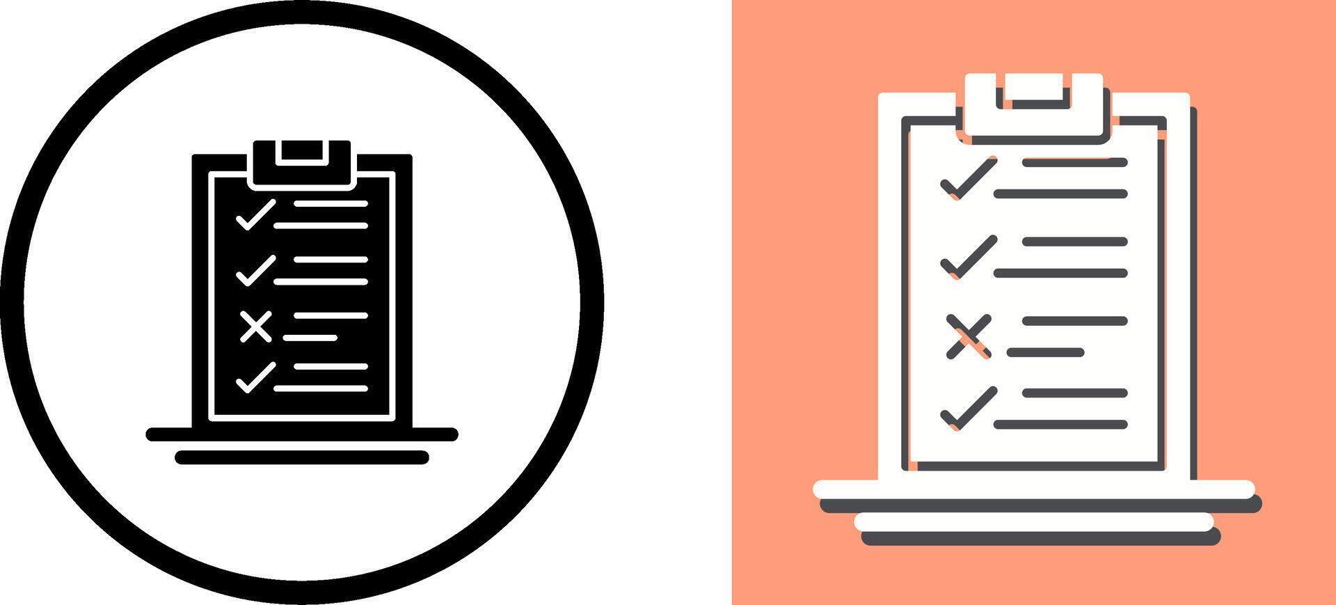 Delivery List Icon Design vector