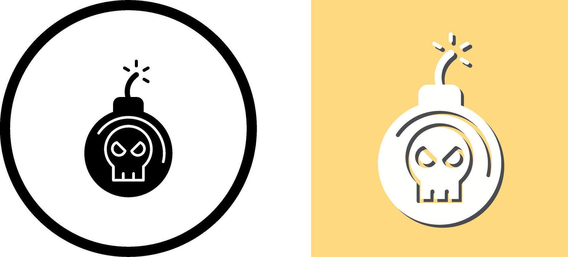 Bomb Icon Design vector