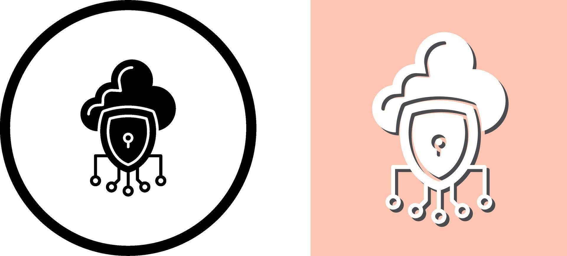 Data Protection Icon Design vector