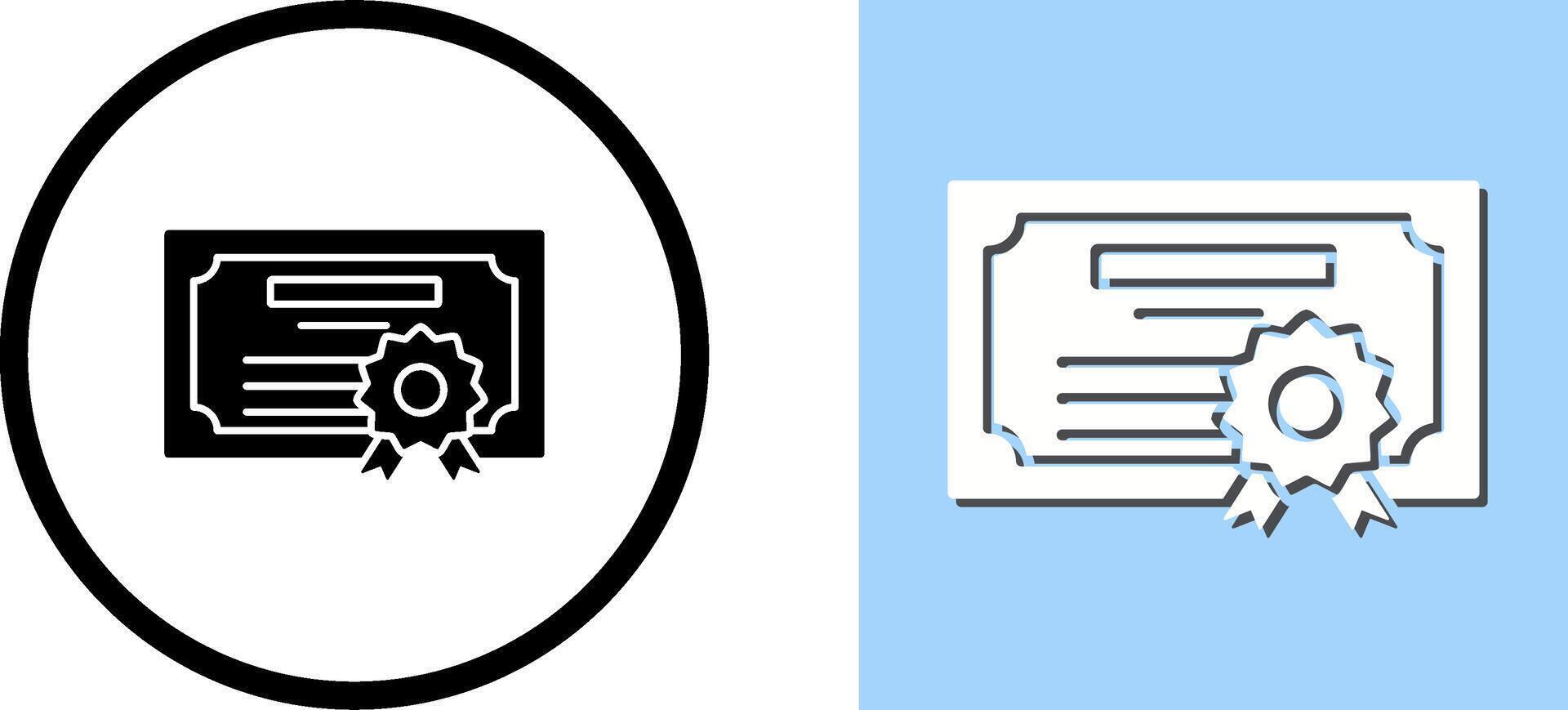 Diploma Icon Design vector