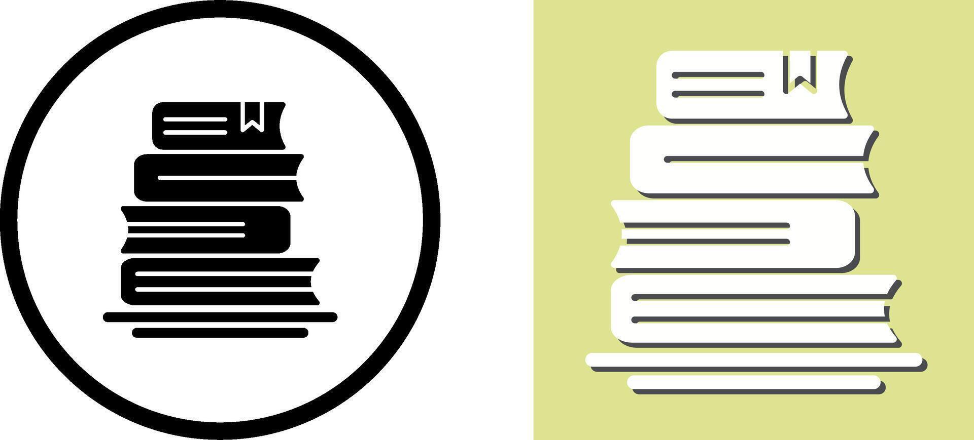 Books Icon Design vector