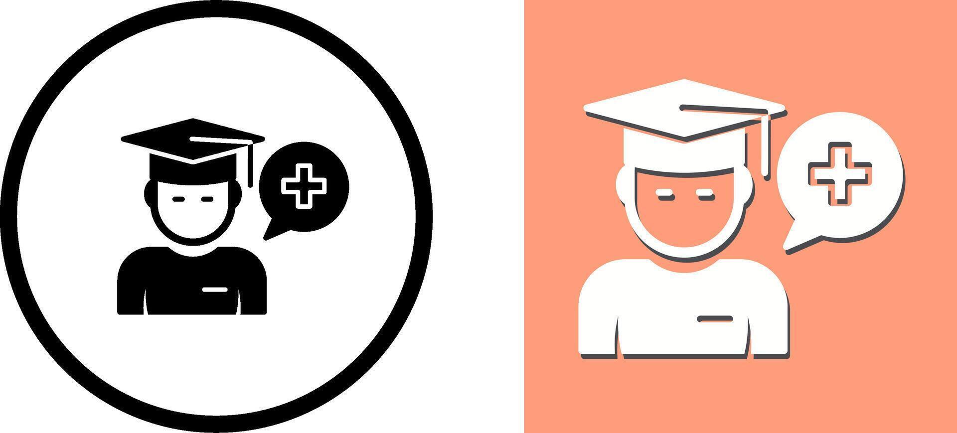 Medicine Faculty Icon Design vector