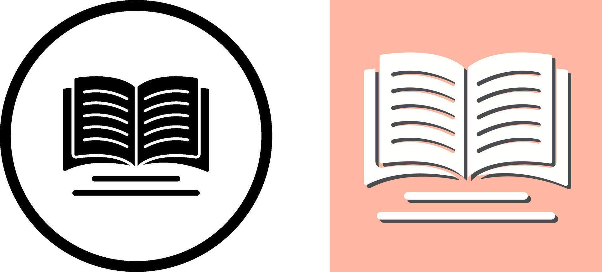 Book Icon Design vector