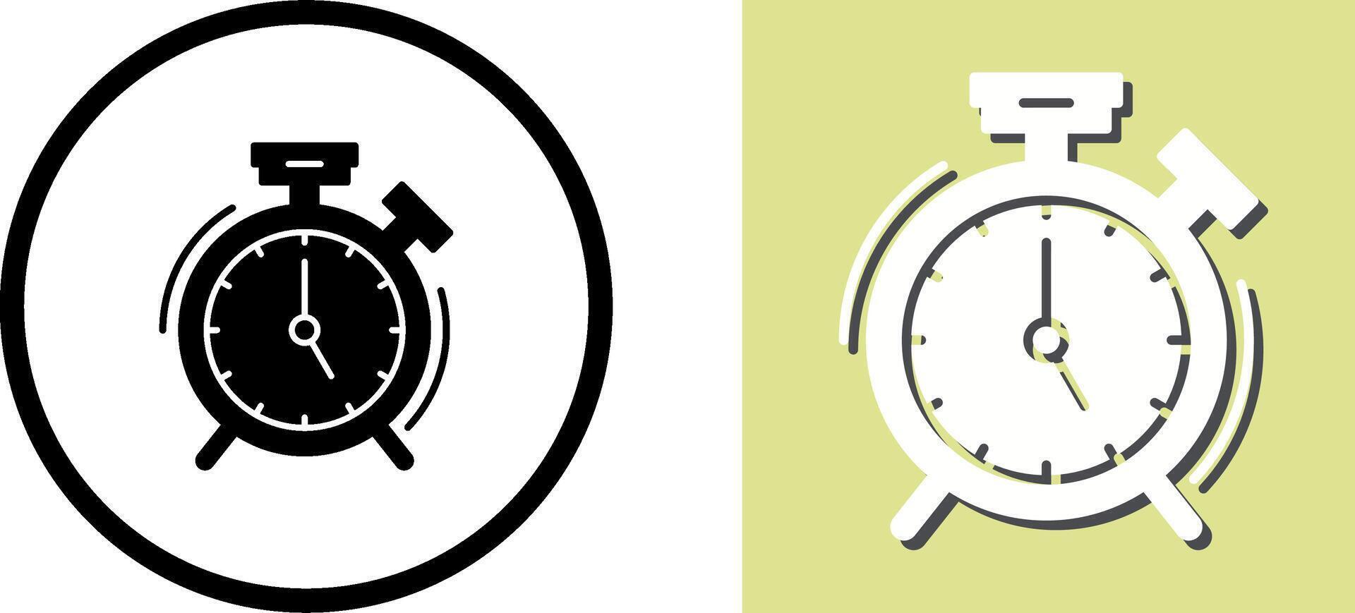 Alarm Clock Icon Design vector