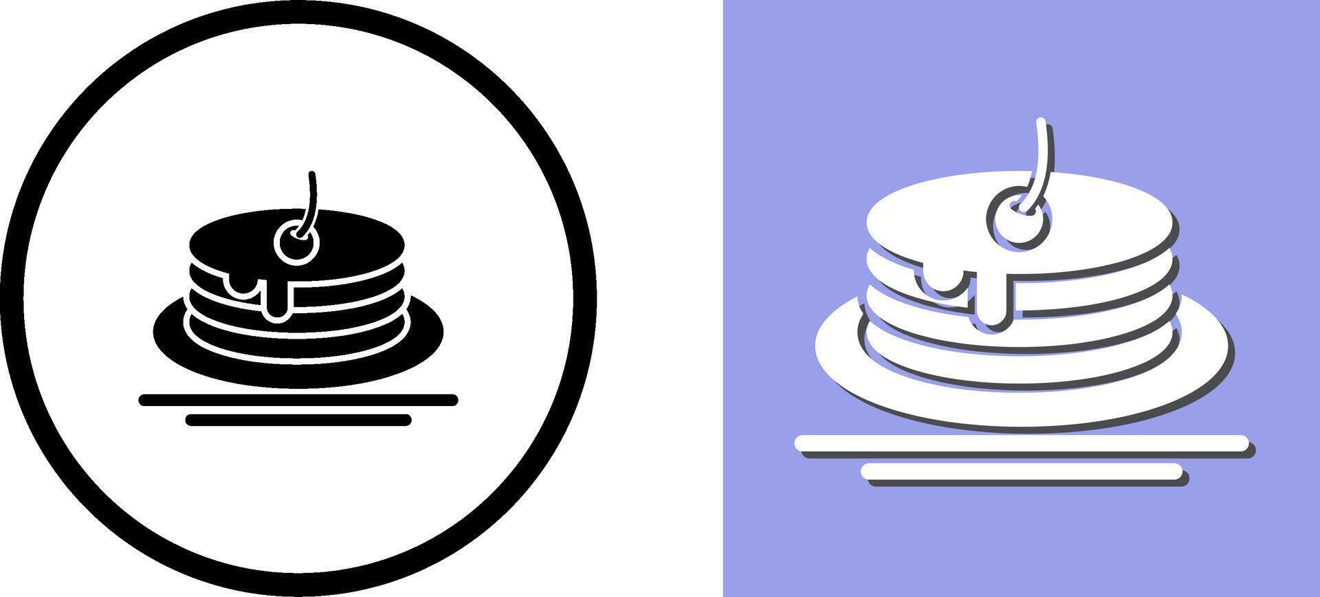 Pancake Icon Design vector