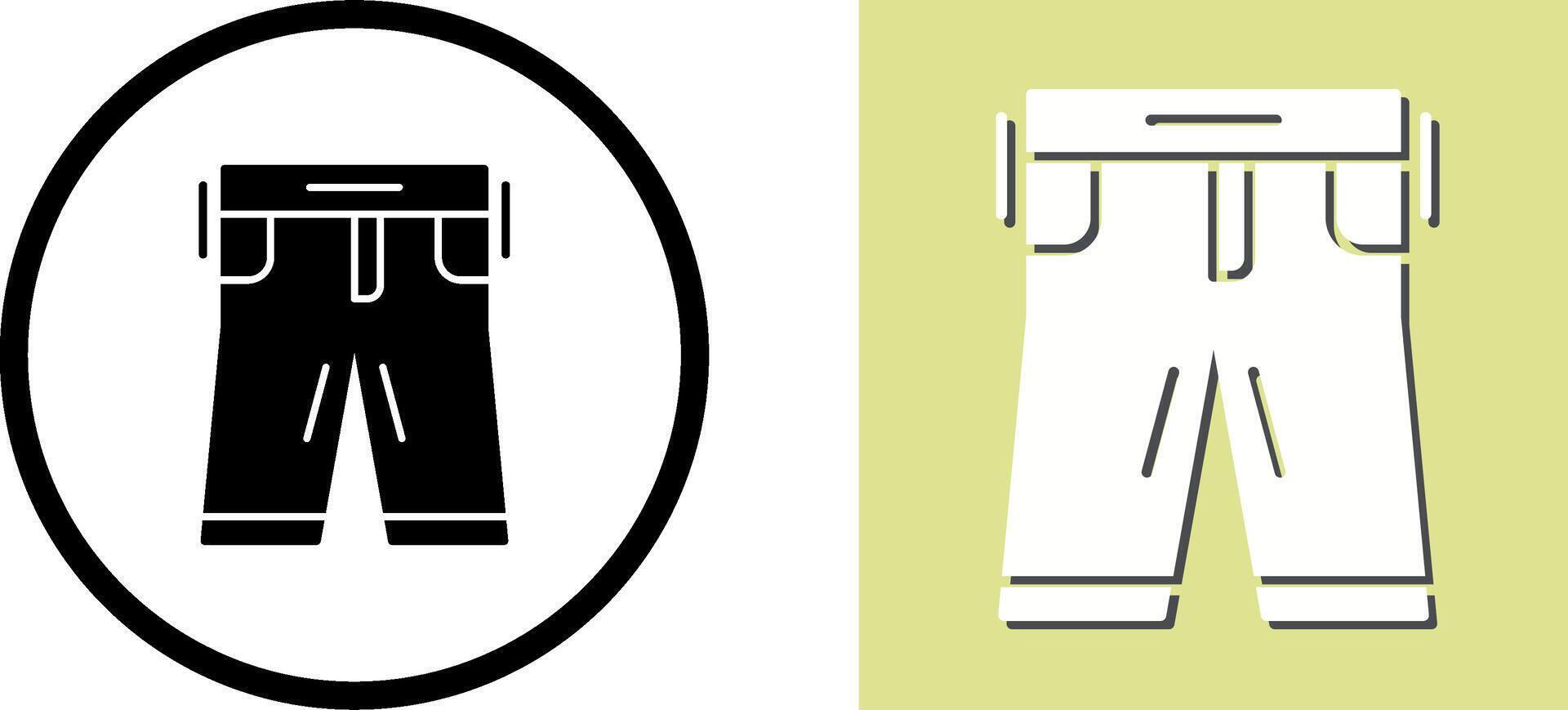 Pants Icon Design vector