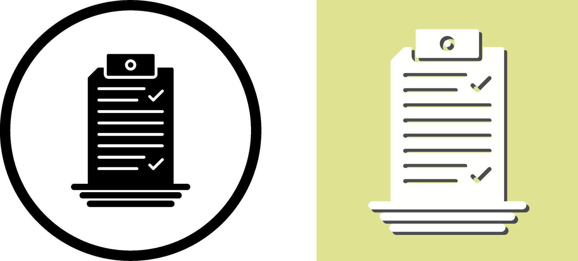 Check List Icon Design vector