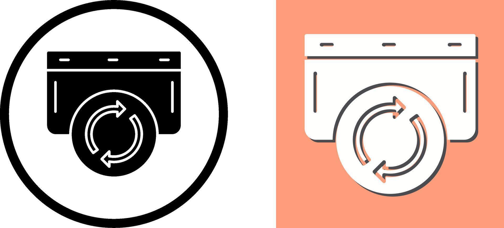 Refresh Icon Design vector