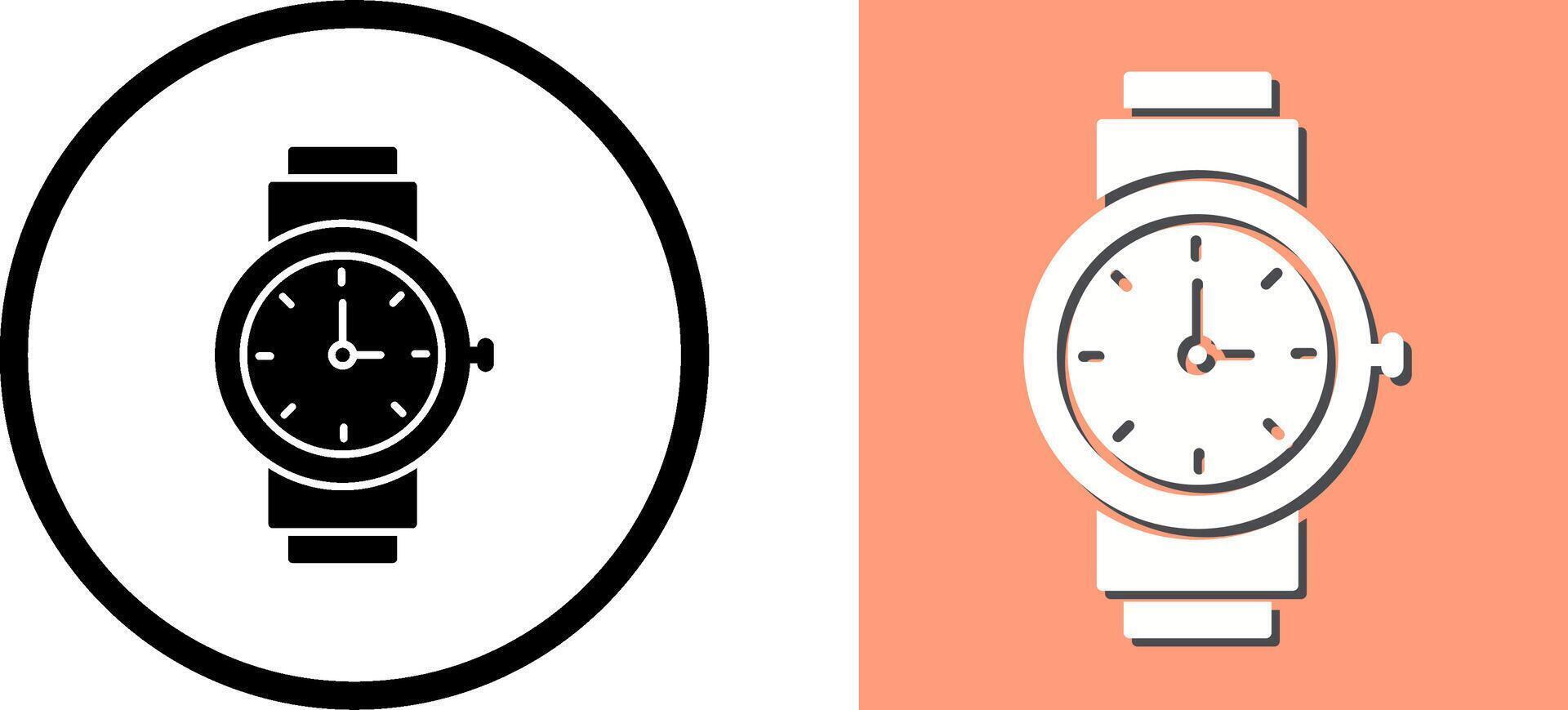 Wrist Watch Icon Design vector