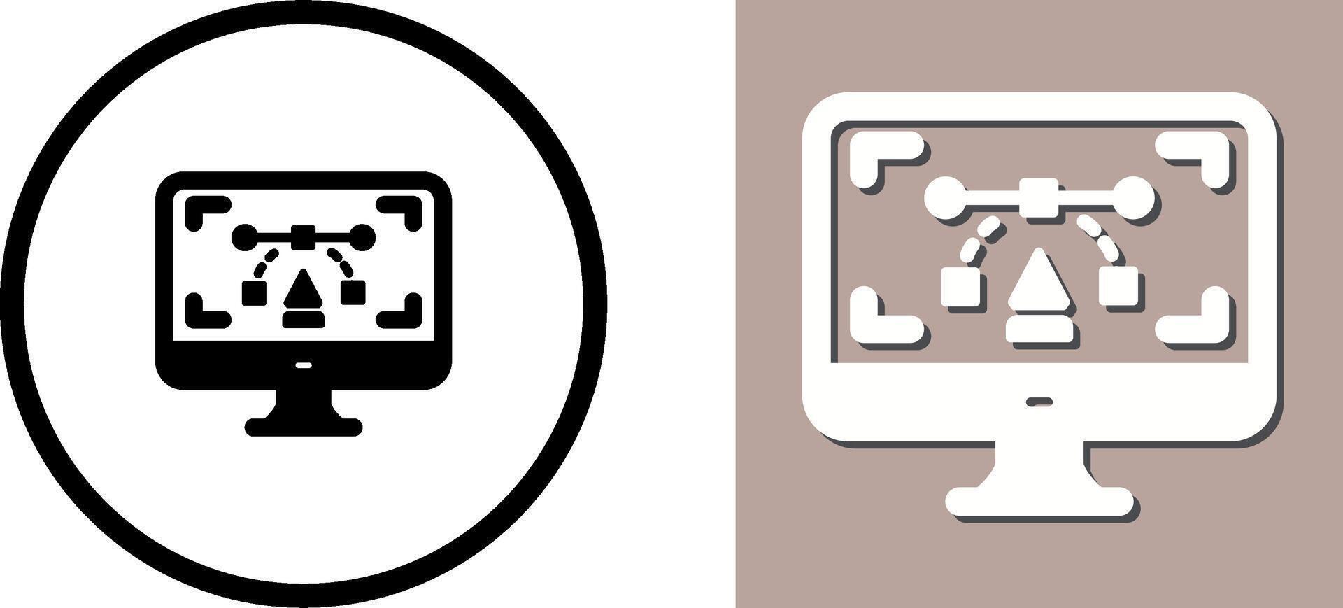 Desktop Icon Design vector