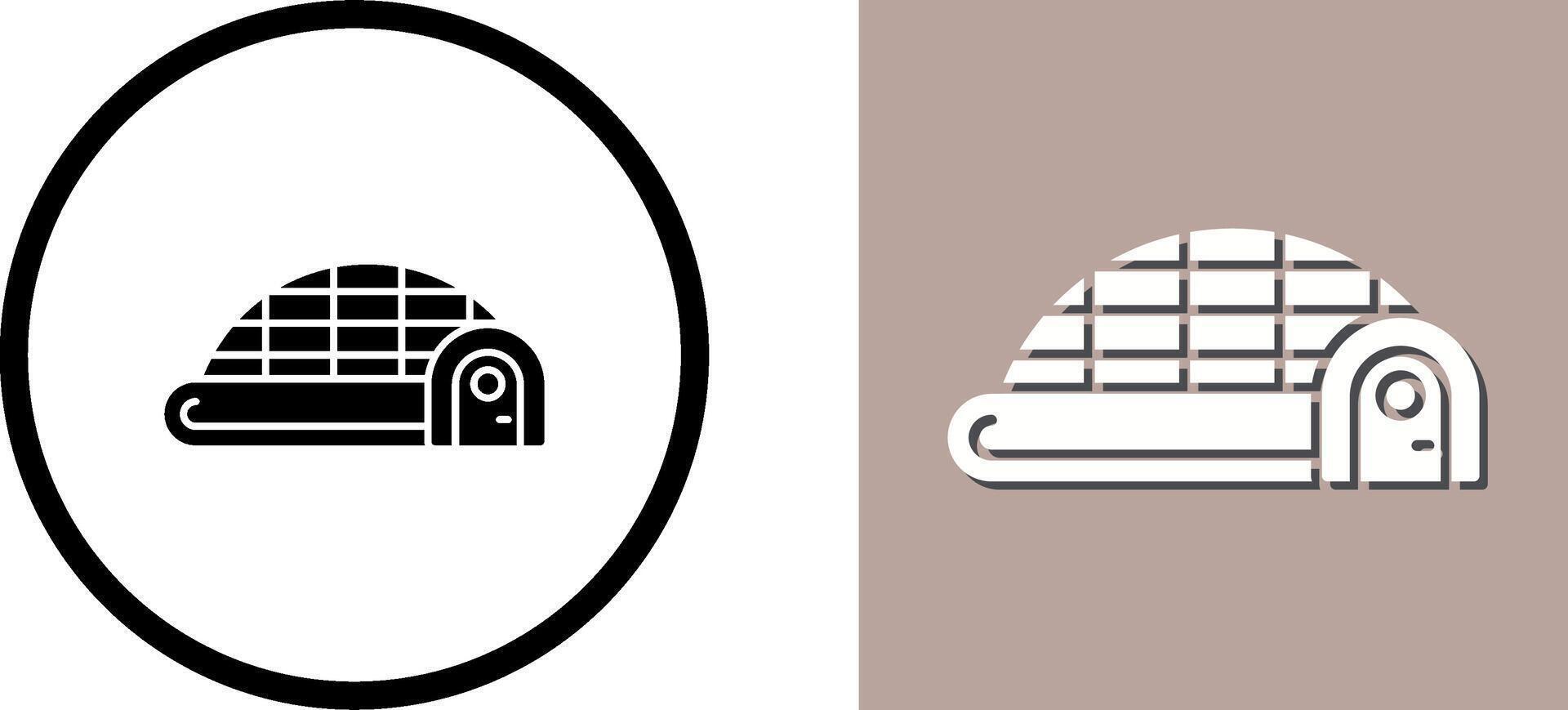 diseño de icono de iglú vector