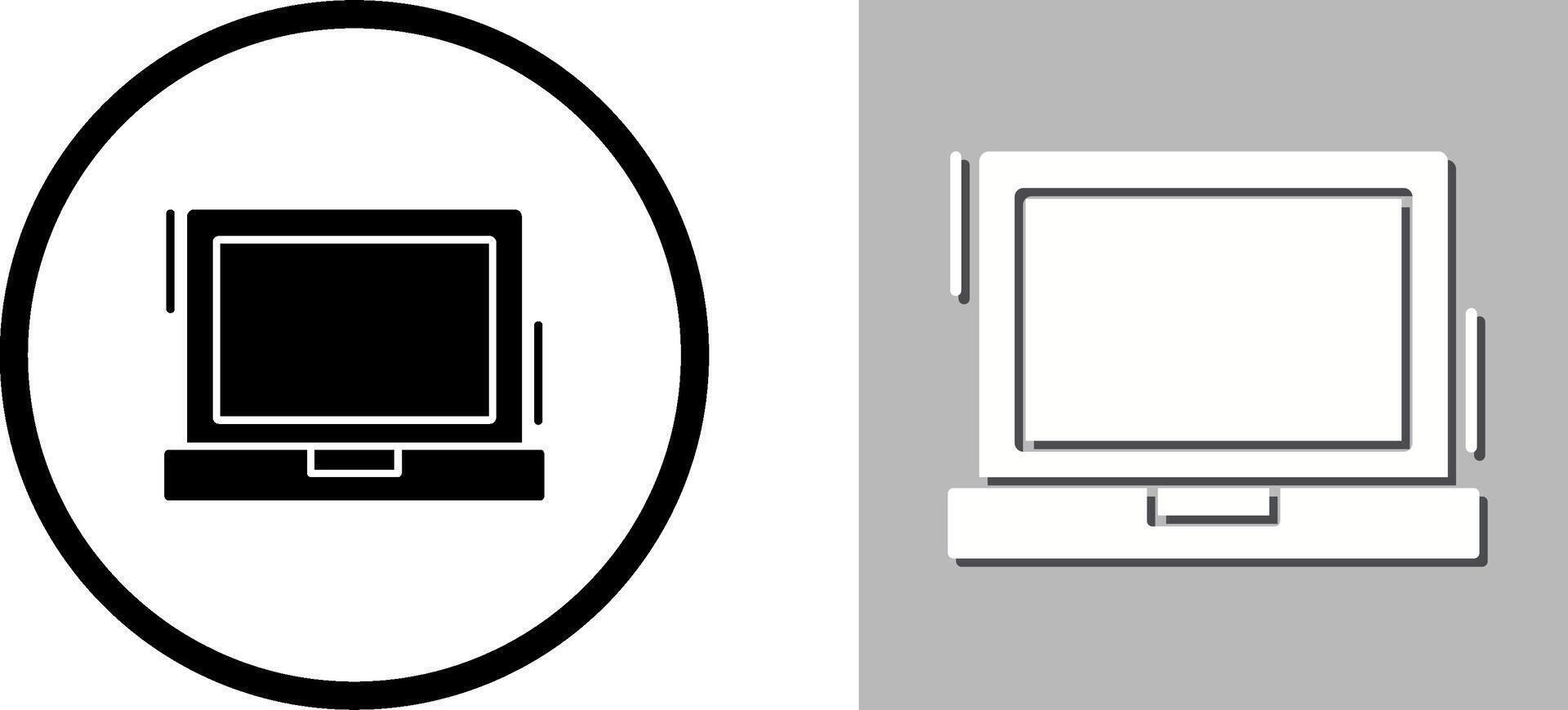 Laptop Icon Design vector