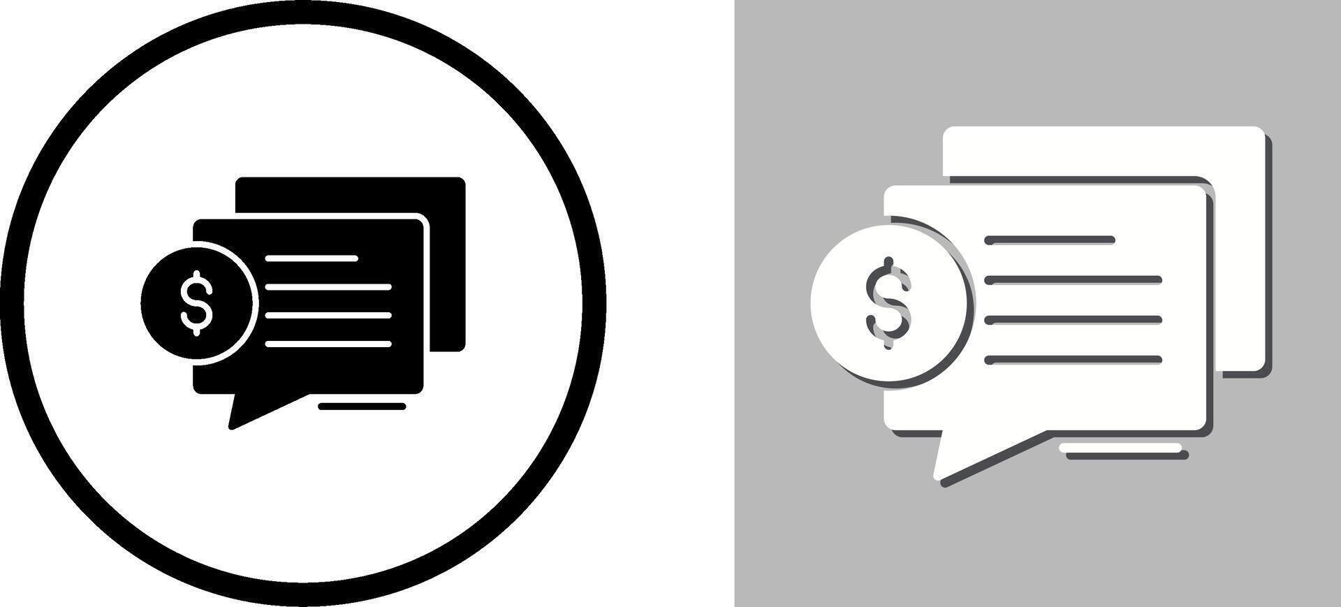 Dialog Icon Design vector