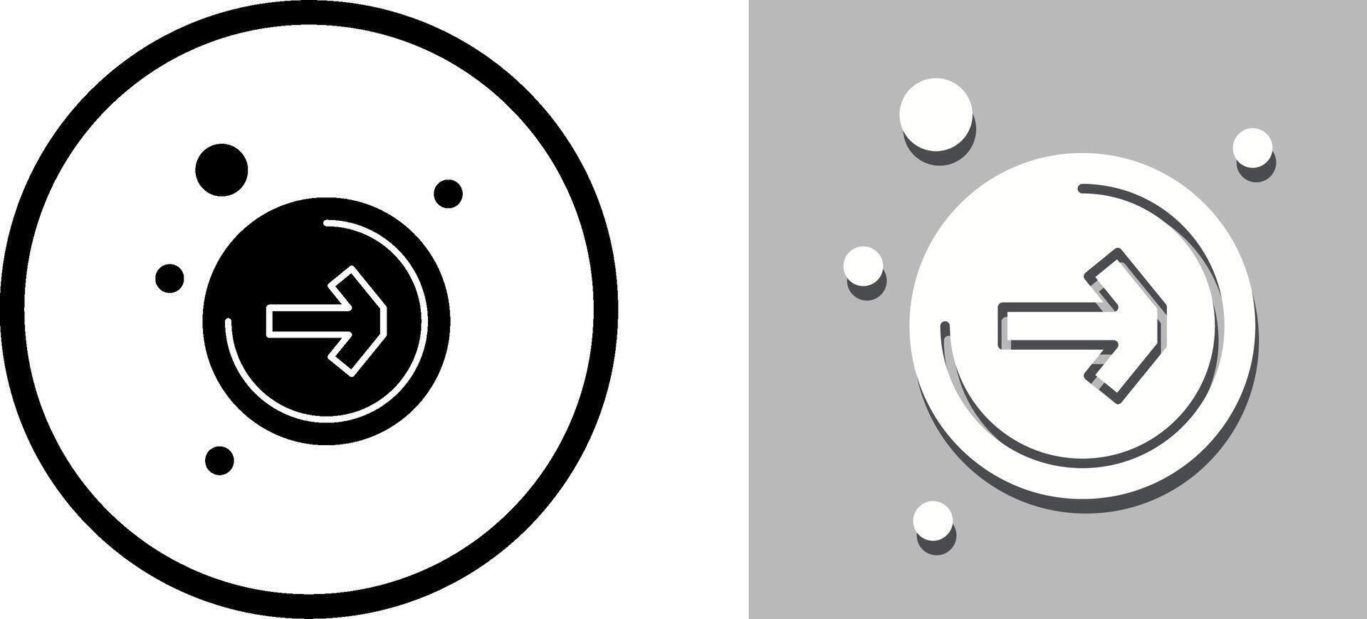 Right Arrow Icon Design vector