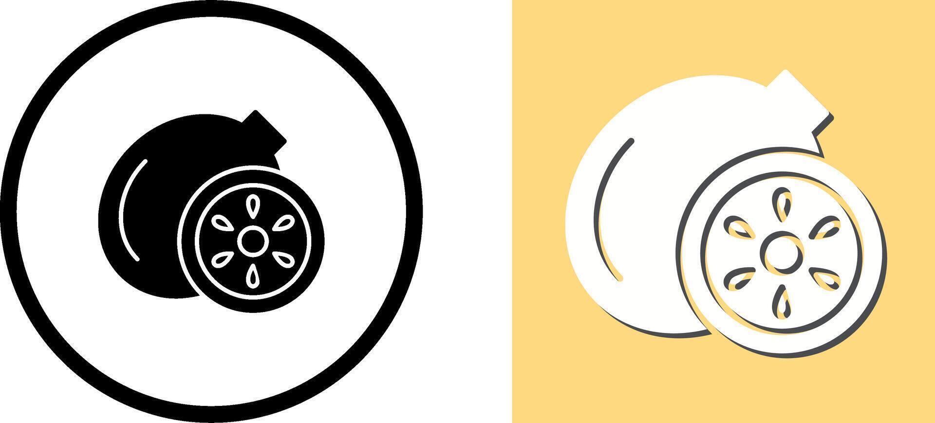 Kiwi Icon Design vector