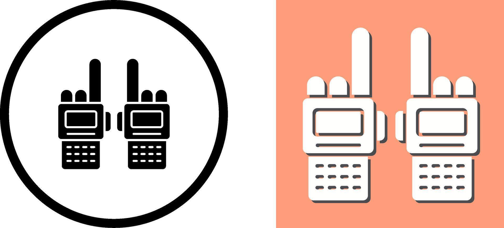 Walkie Talkie Icon Design vector