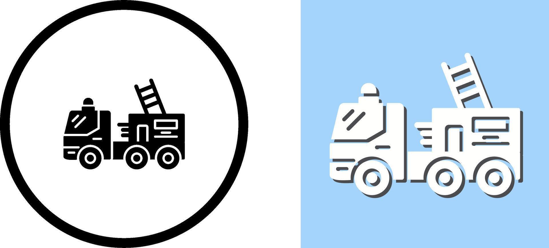 Fire Truck Icon Design vector
