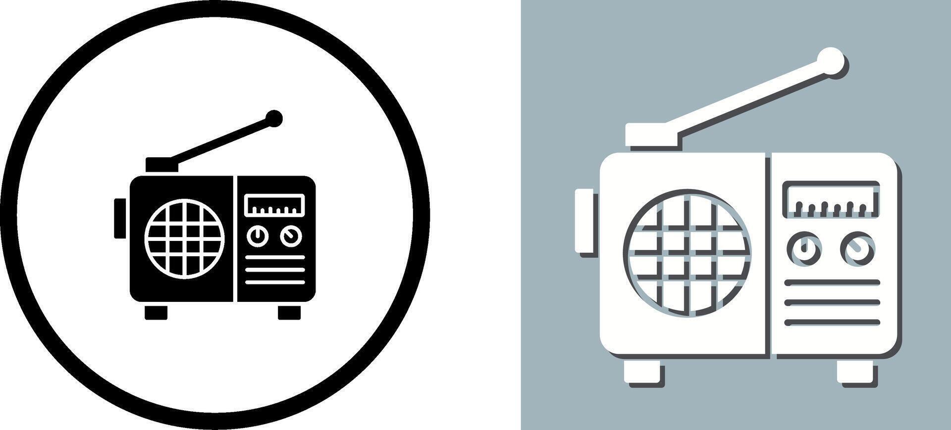 Radio Icon Design vector
