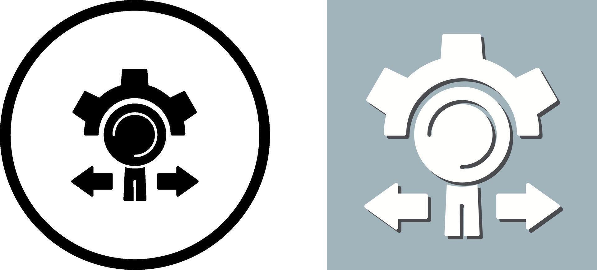 Research and Development Icon Design vector