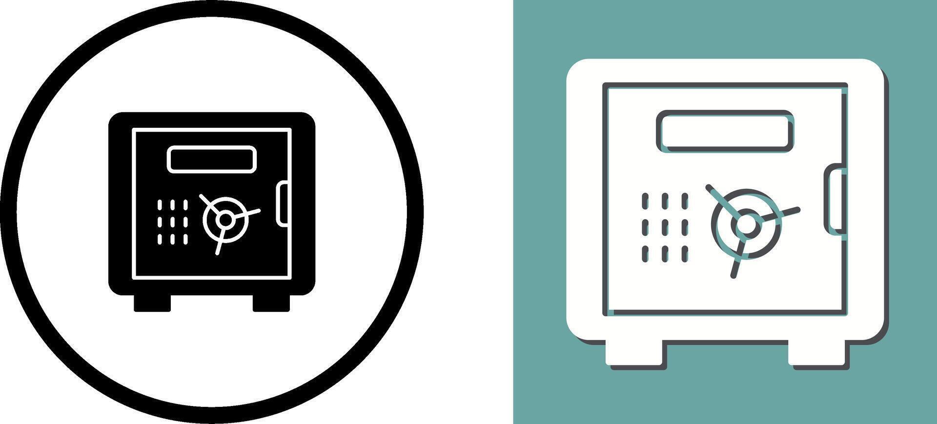 Safe Box Icon Design vector