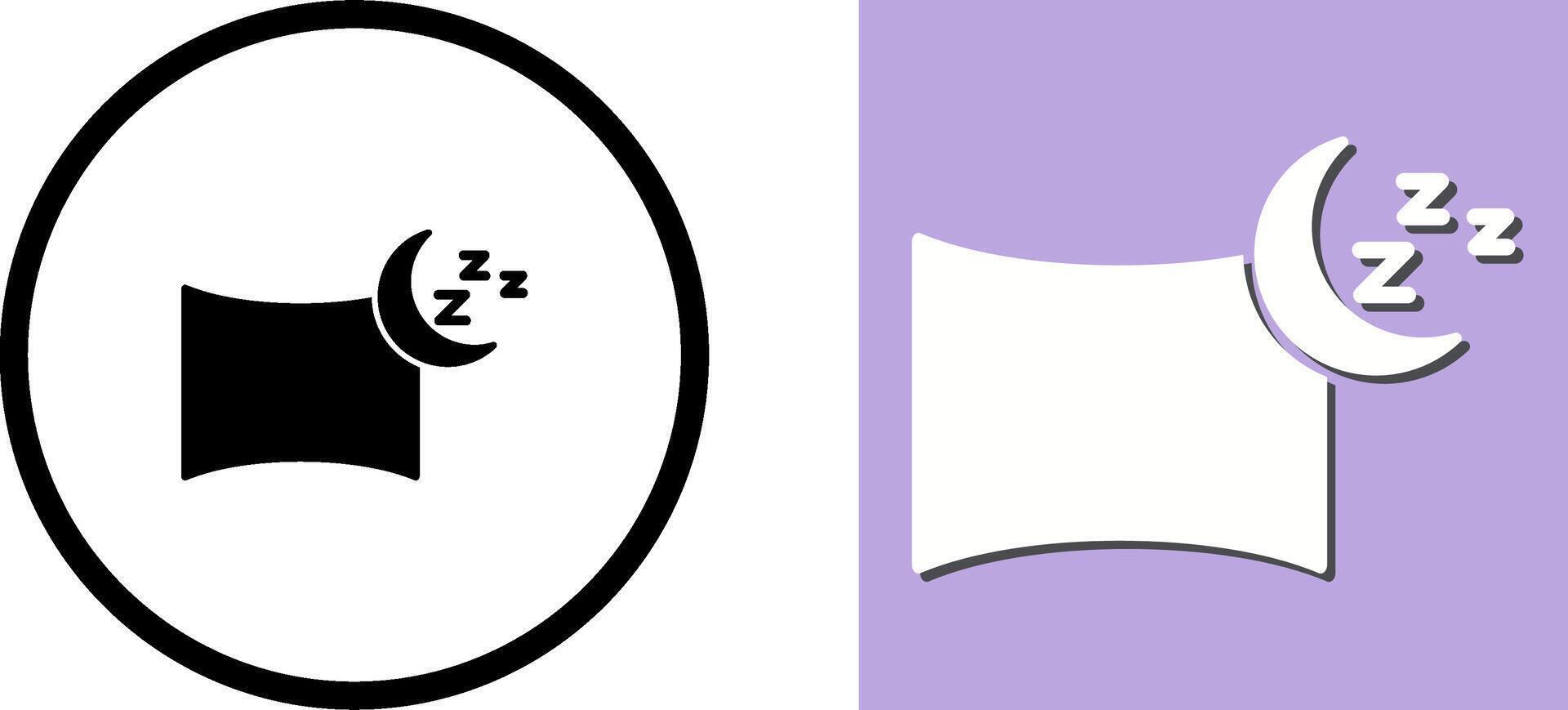 Pillow Icon Design vector