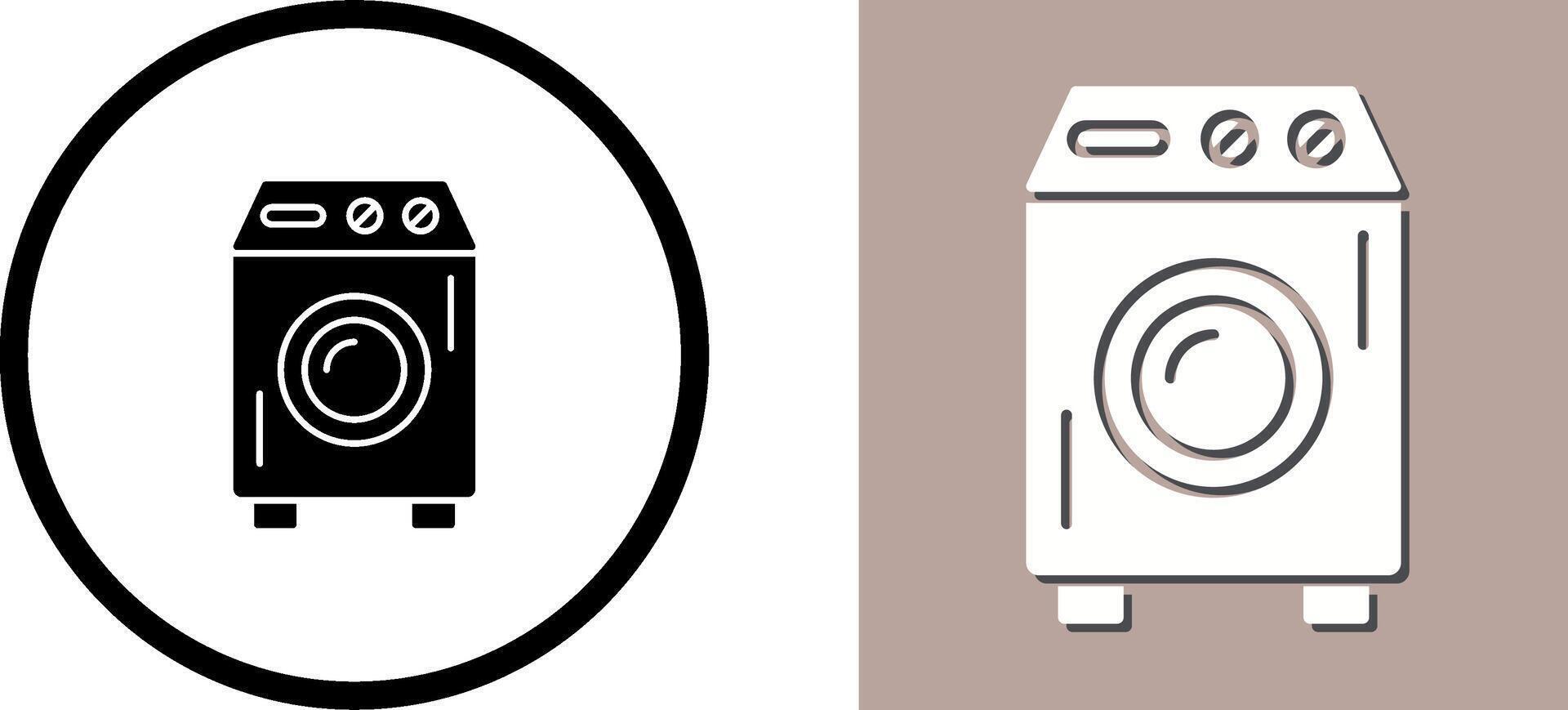 Washing Machine Icon Design vector