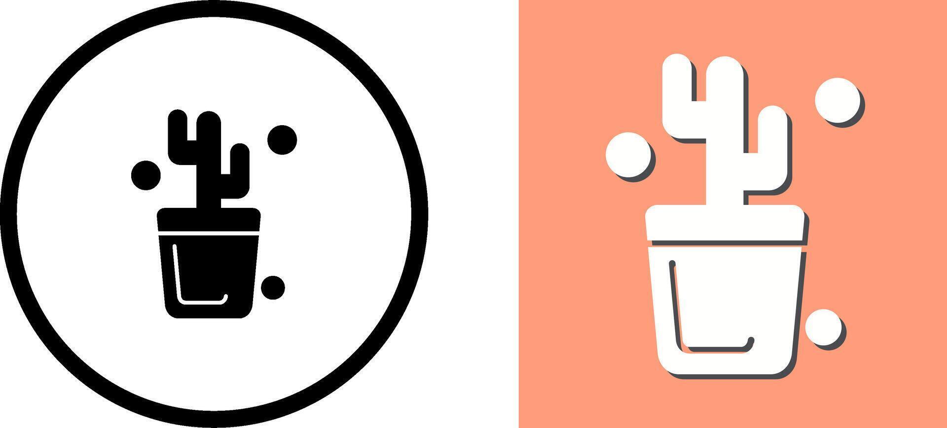 Cactus Icon Design vector