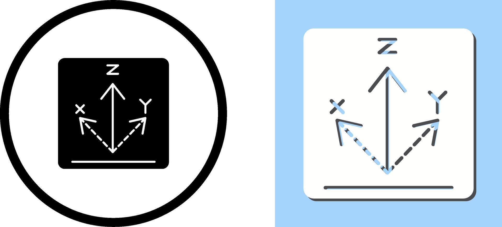 Axis Icon Design vector