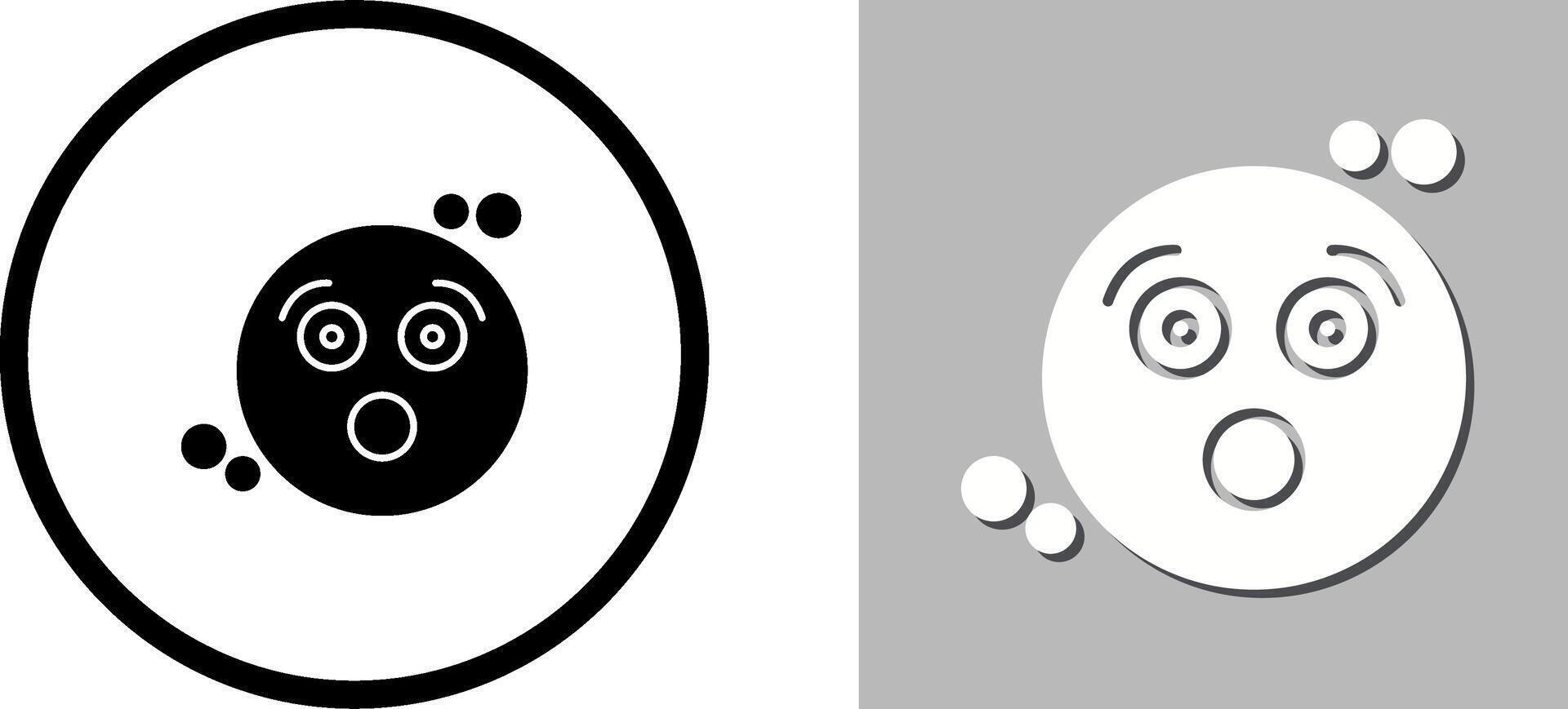 Surprised Icon Design vector