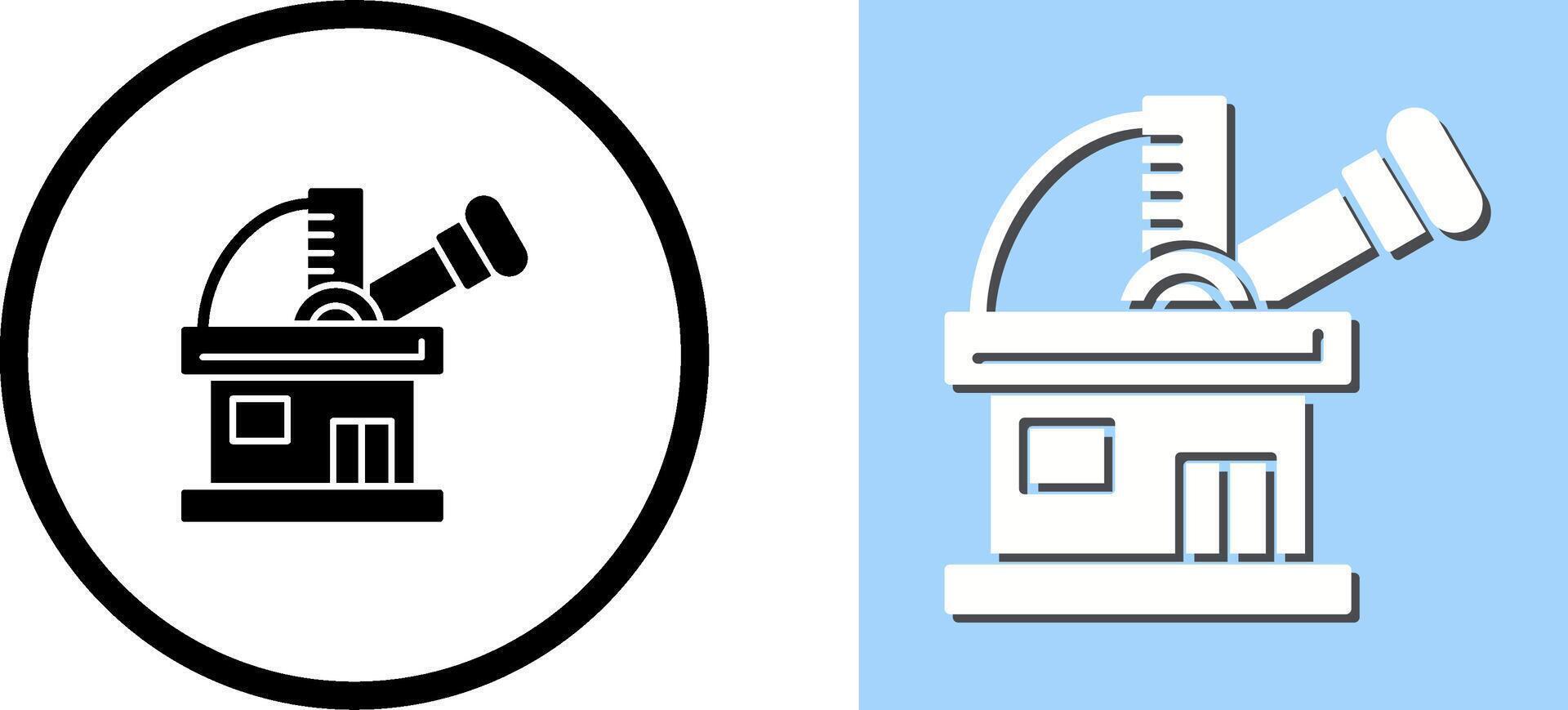 Observatory Icon Design vector