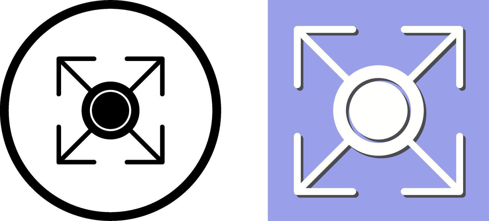 Expand Icon Design vector