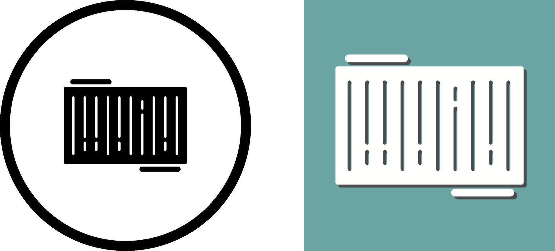 Barcode Icon Design vector