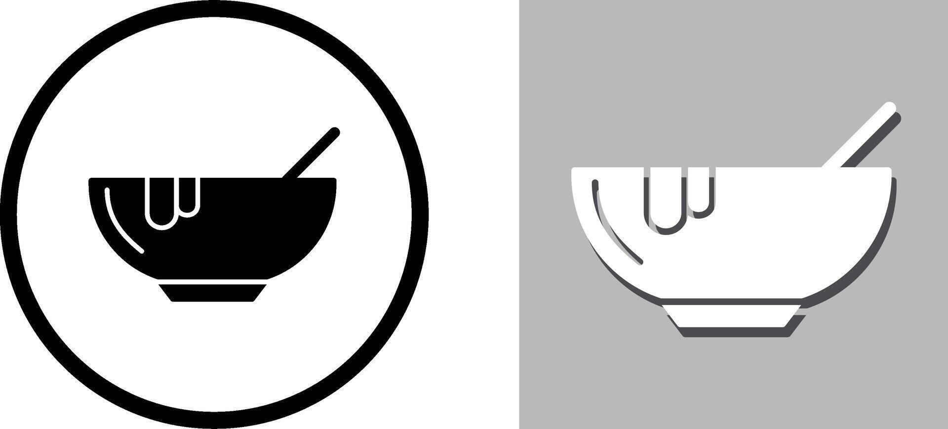 Soup Icon Design vector