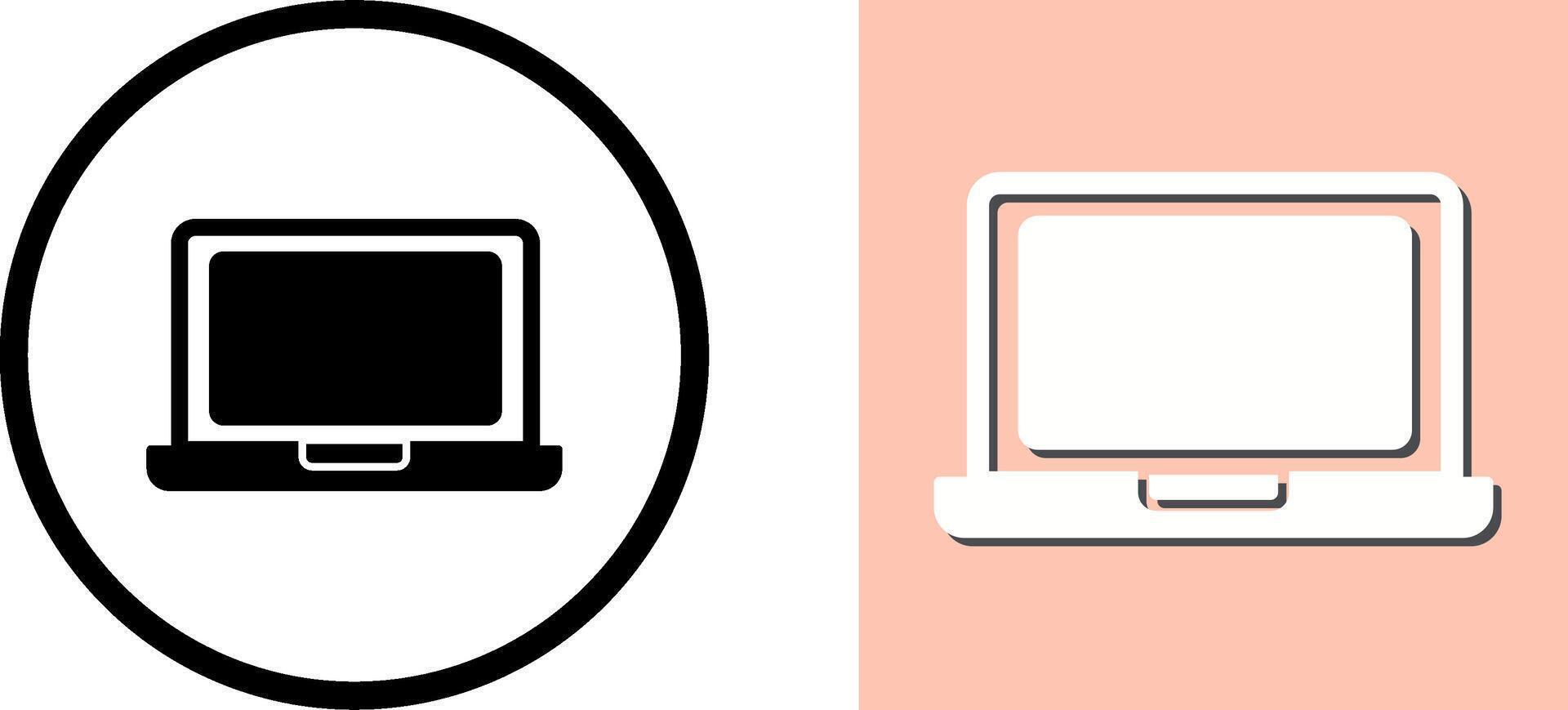 Laptop Icon Design vector