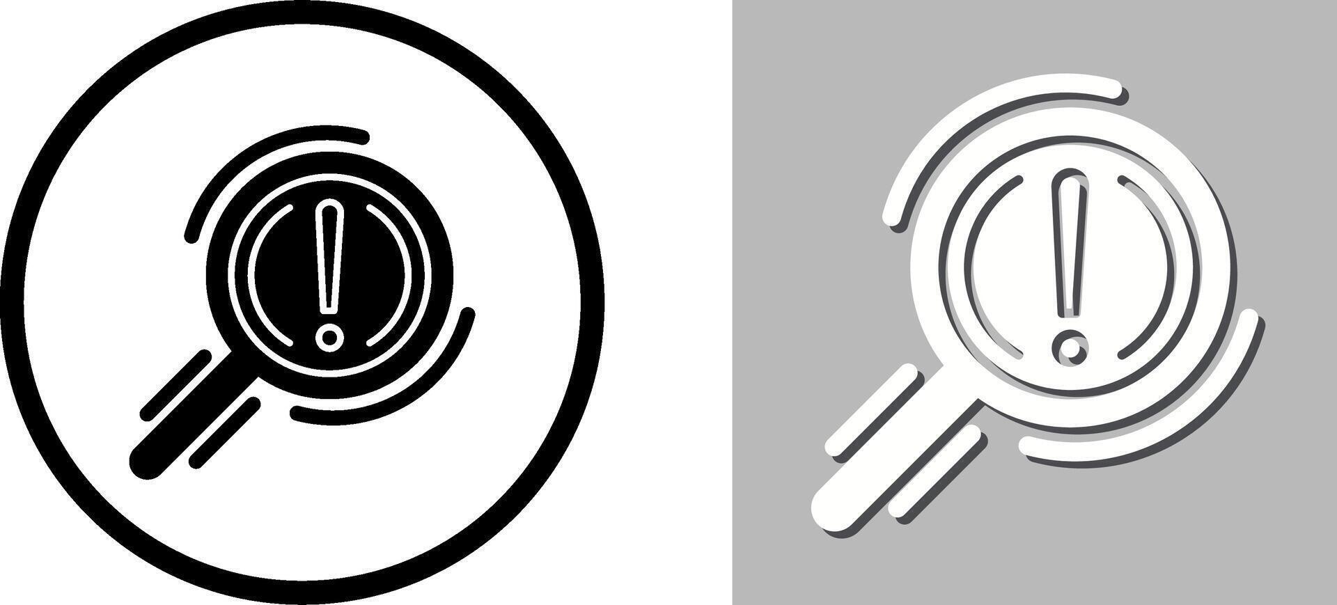 Problem Icon Design vector