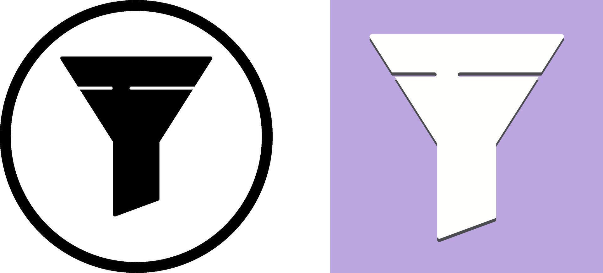 Filter Icon Design vector