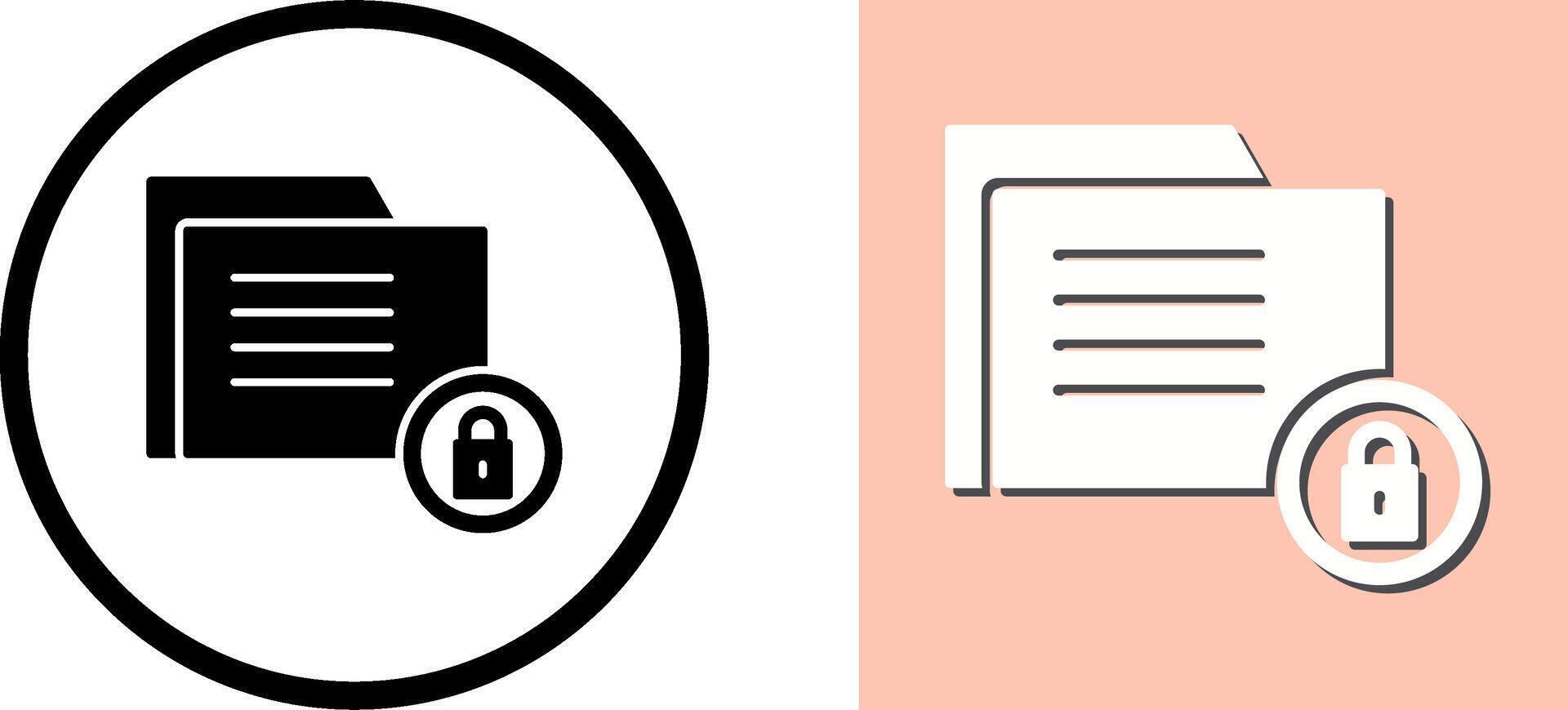 Data Security Icon Design vector