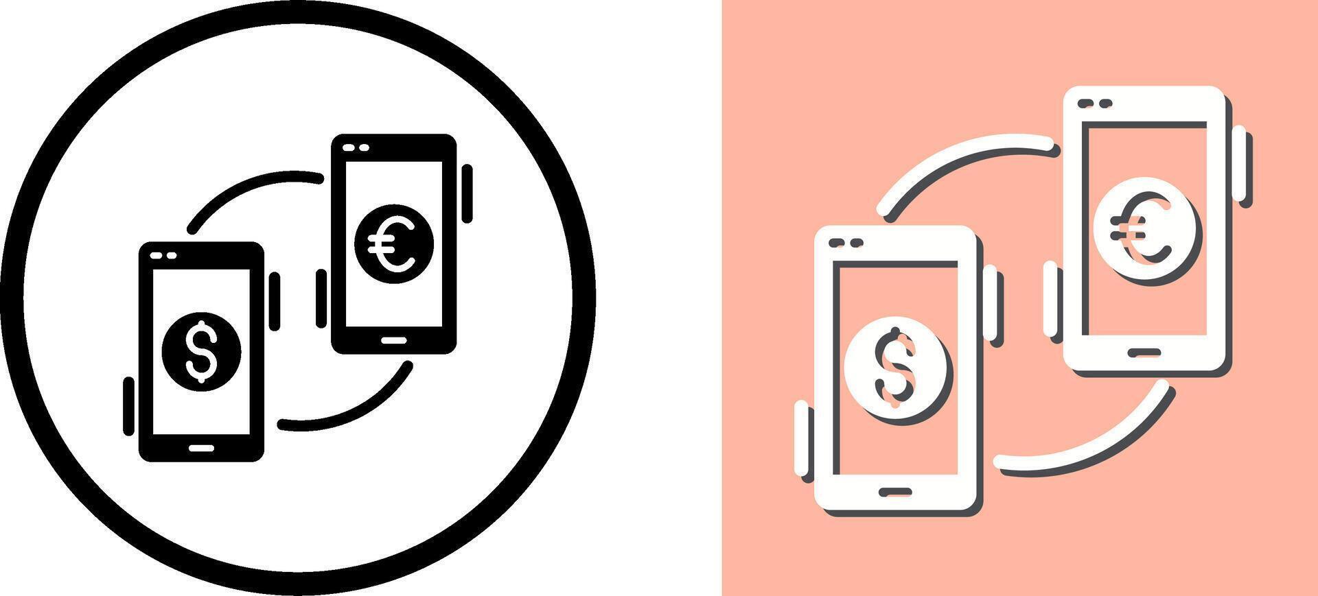 Exchange Icon Design vector