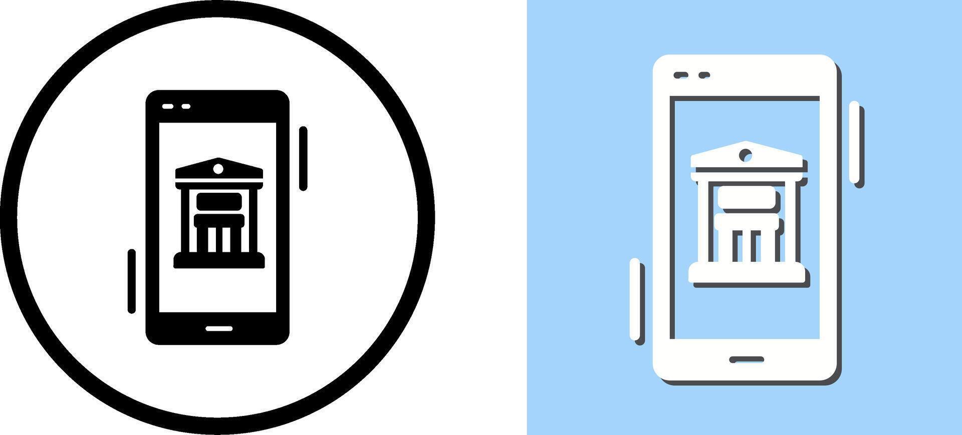 Online Banking Icon Design vector
