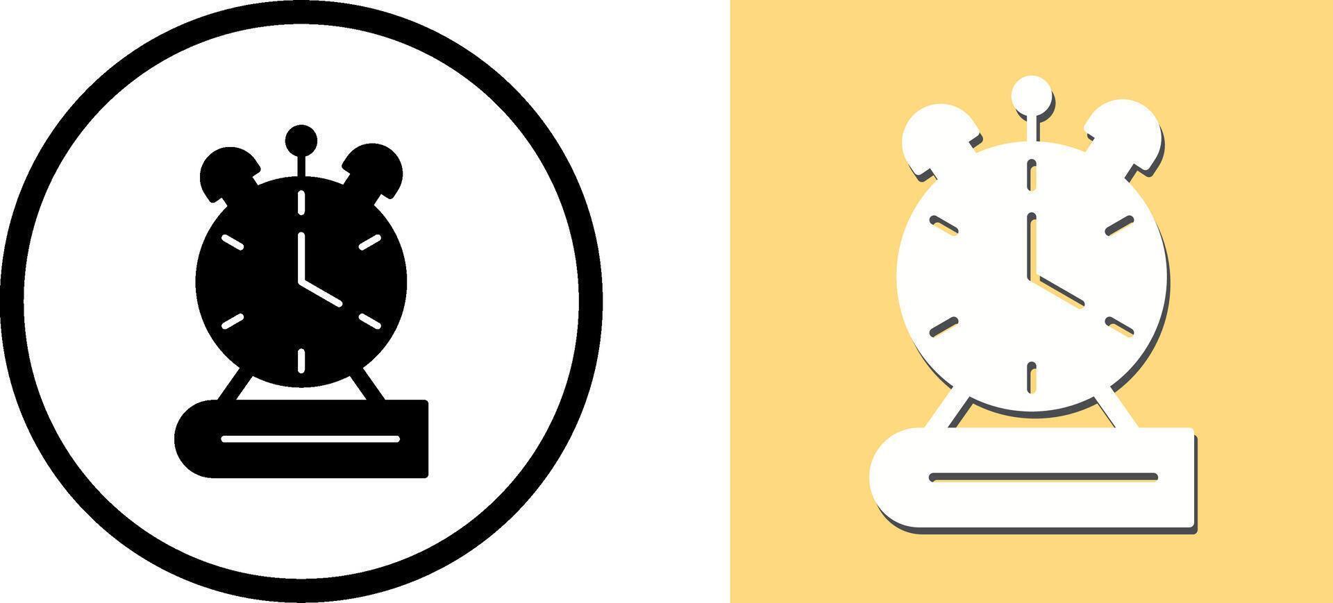 Alarm Clock Icon Design vector