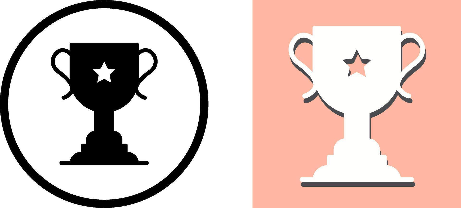 Trophy Icon Design vector