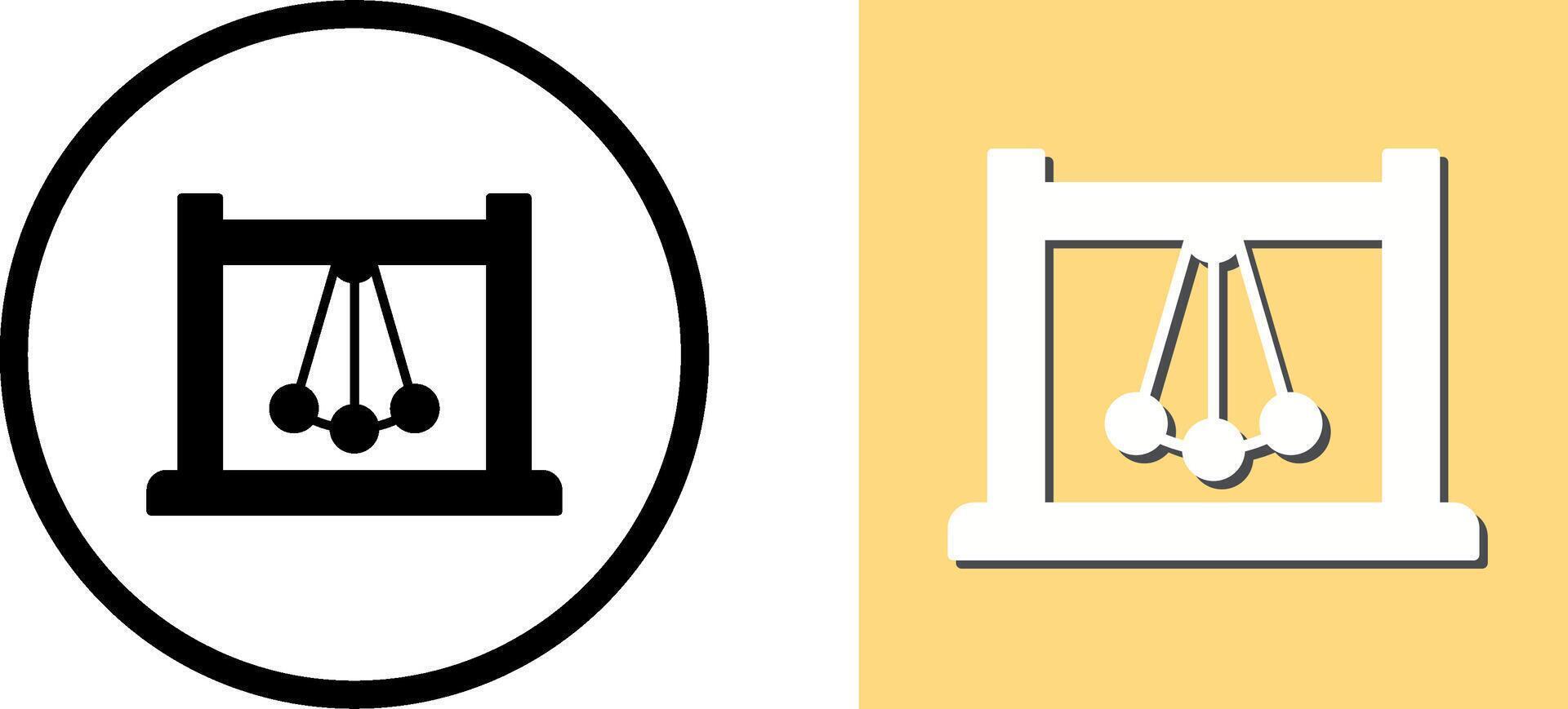 Pendulum Icon Design vector
