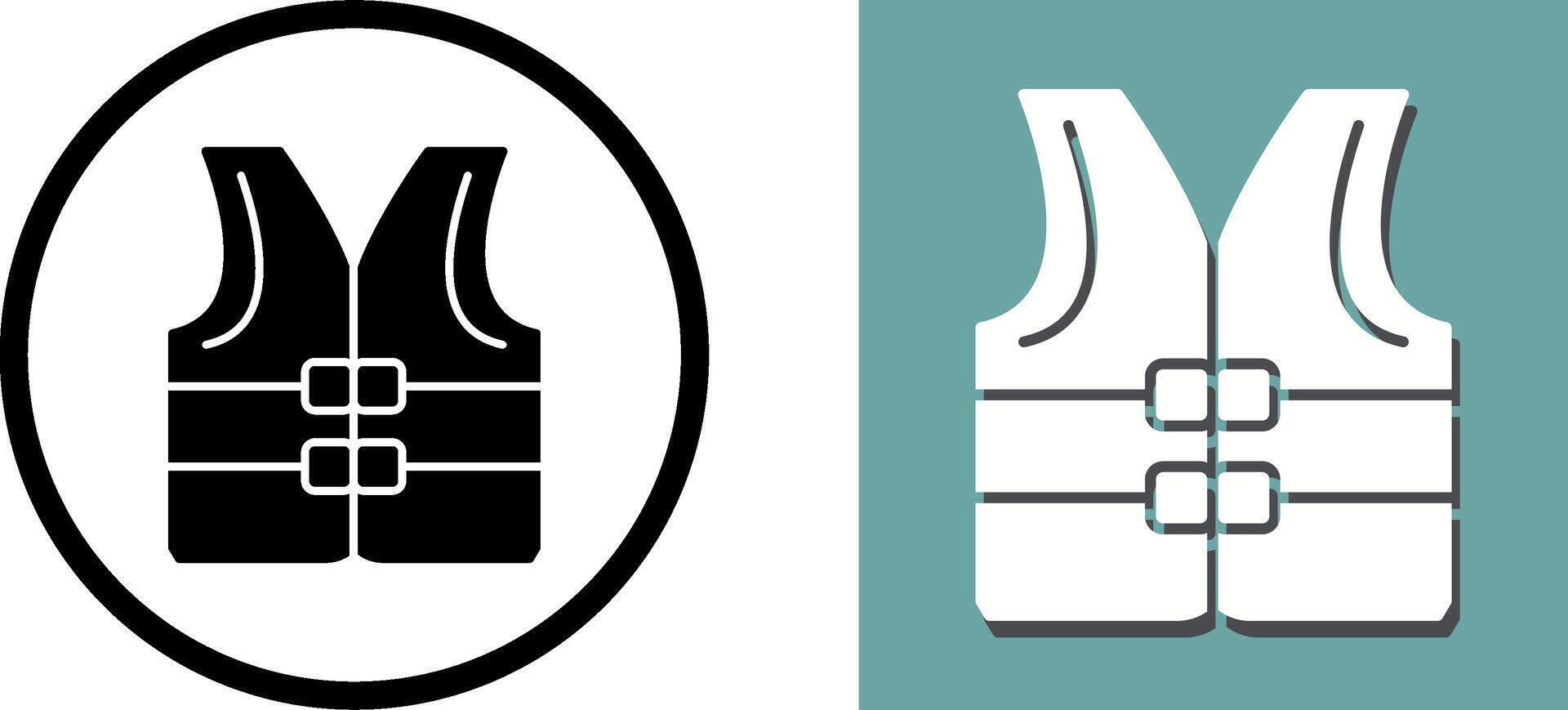 Life jacket Icon Design vector