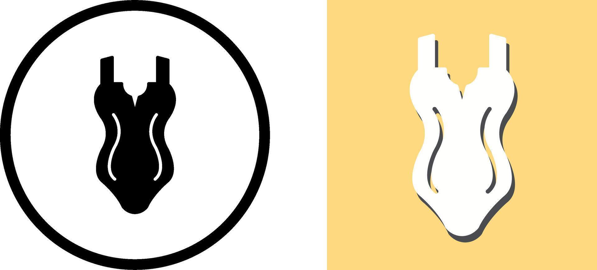 Swim Suit Icon Design vector