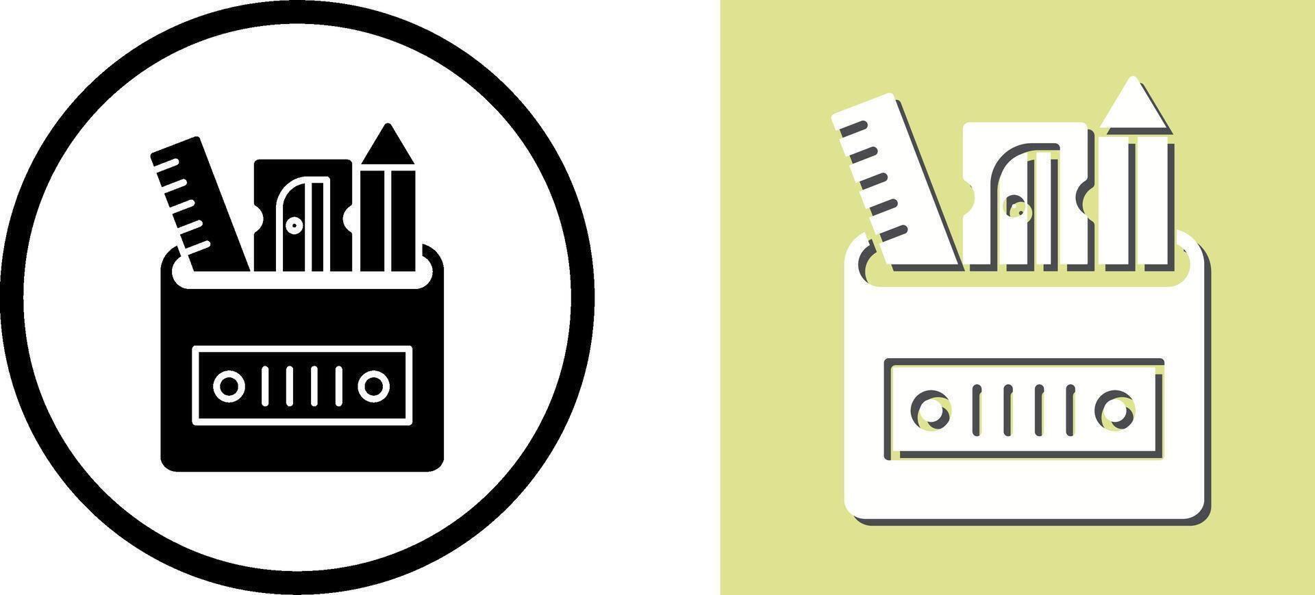 Stationery Icon Design vector