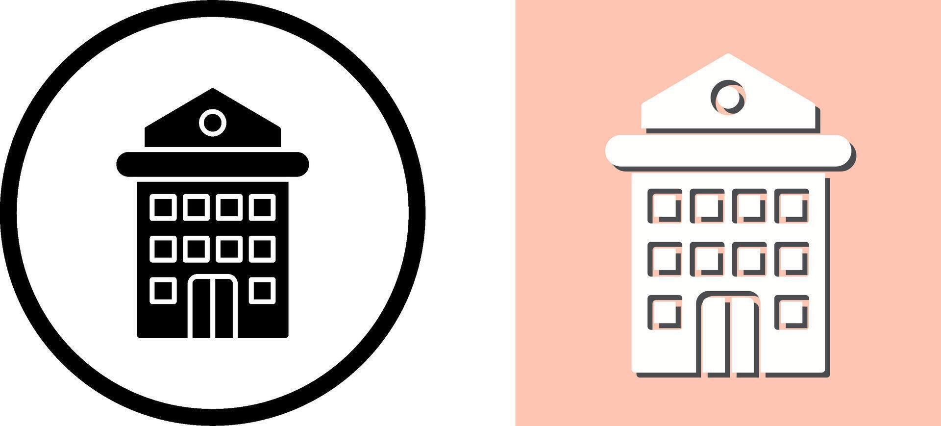 Hotell Icon Design vector