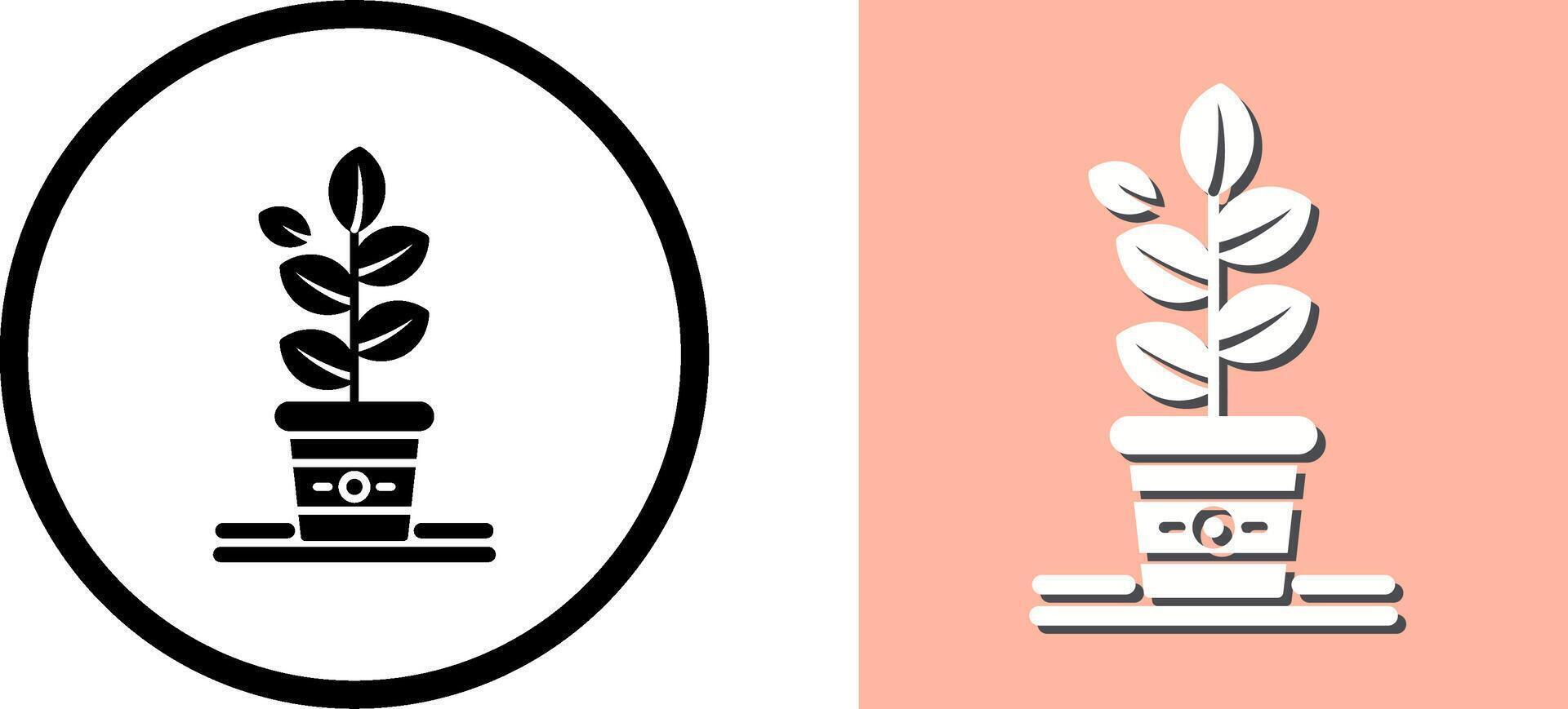 Planting Icon Design vector